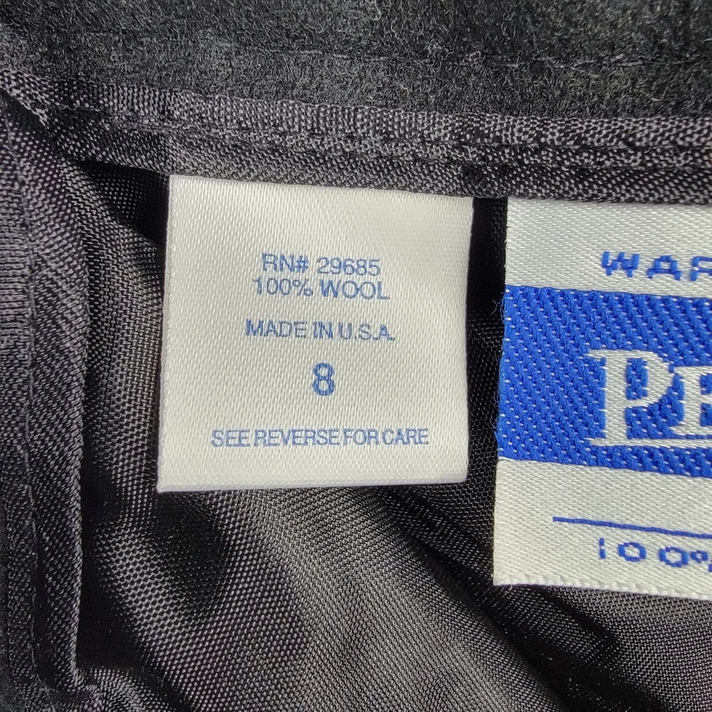 Pendleton Petites Black Pencil Skirt‎ Sz 8